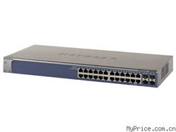 NETGEAR GS724AT 网络交换机 总览、报价、厂家与图片